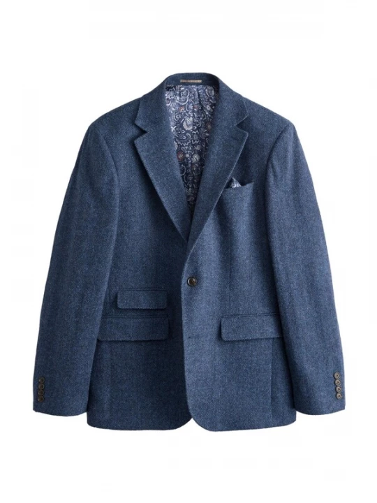 Foto van product Next Business-colbert 'Signature' blauw gemêleerd