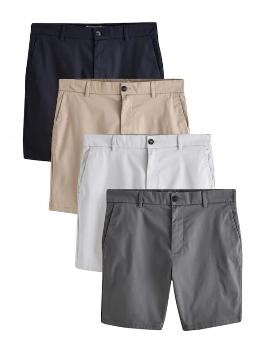 Foto van product Next Chino ecru / navy / cappuccino / donkergrijs