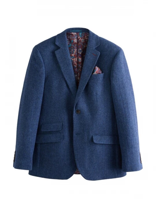 Foto van product Next Colbert 'Nova Fides' blauw gemêleerd