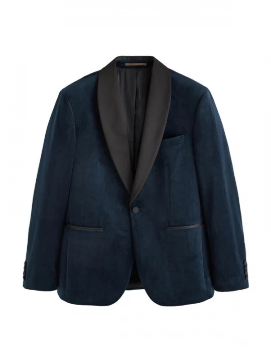 Foto van product Next Colbert 'Self' navy / chocoladebruin