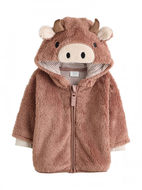 Foto van product Next Fleece jas beige / bruin