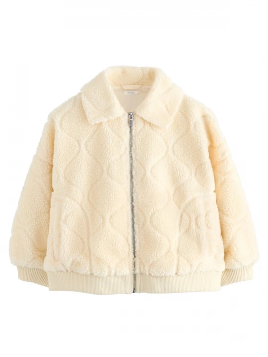 Foto van product Next Fleece jas crème