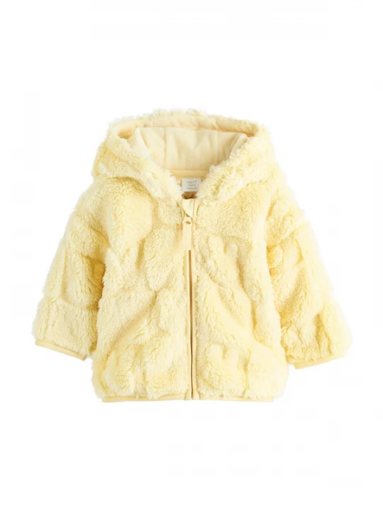 Foto van product Next Fleece jas geel