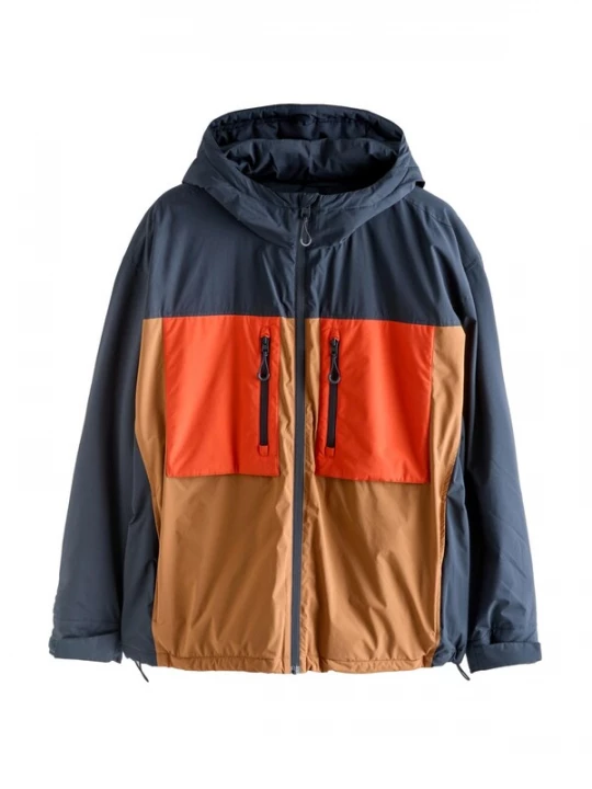 Foto van product Next Functionele jas 'ThermoGen' navy / cognac / neonoranje