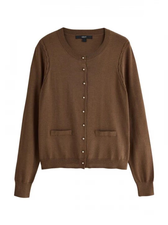 Foto van product Next Gebreid vest bruin