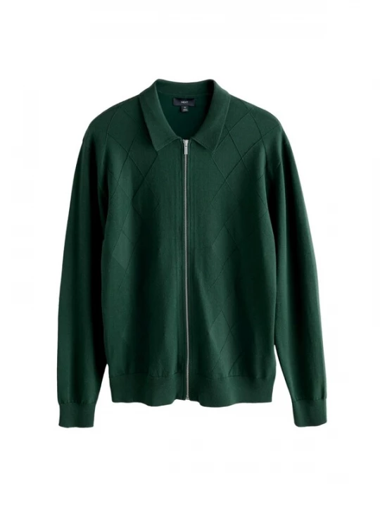 Foto van product Next Gebreid vest donkergroen