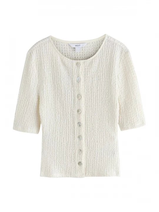 Foto van product Next Gebreid vest ecru