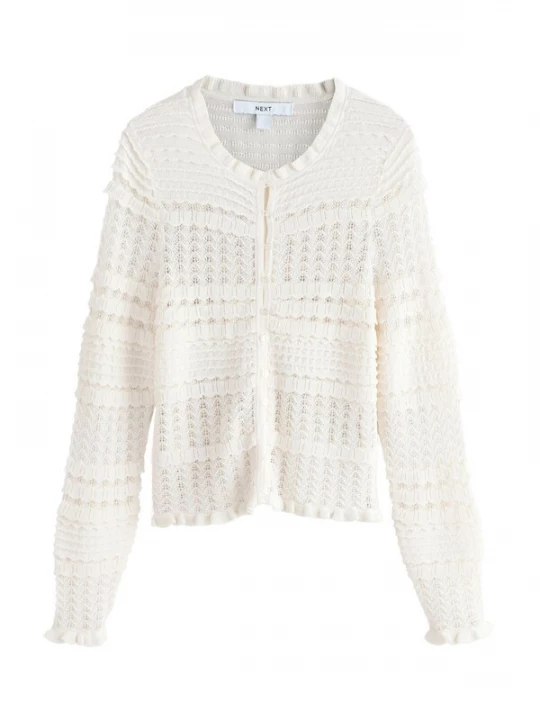 Foto van product Next Gebreid vest ecru
