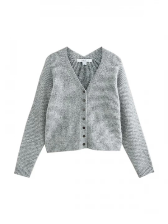 Foto van product Next Gebreid vest grijs