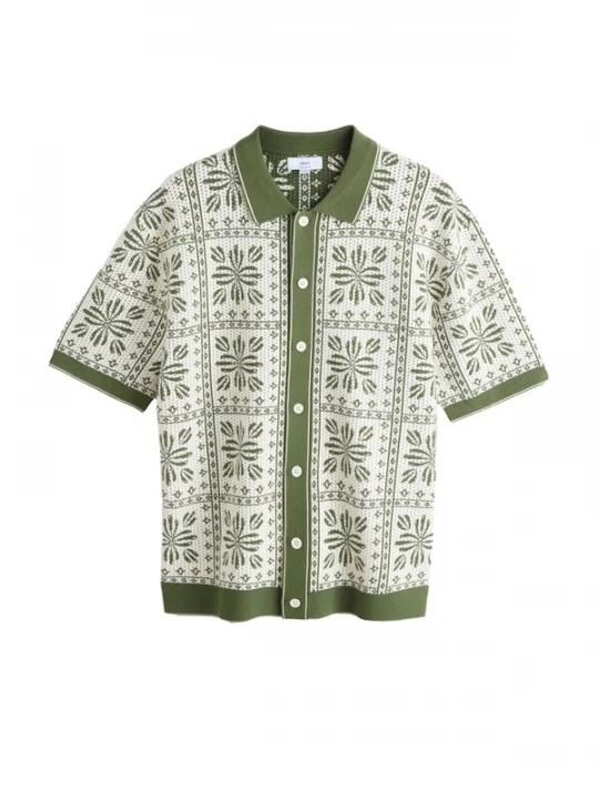 Foto van product Next Gebreid vest groen / wit