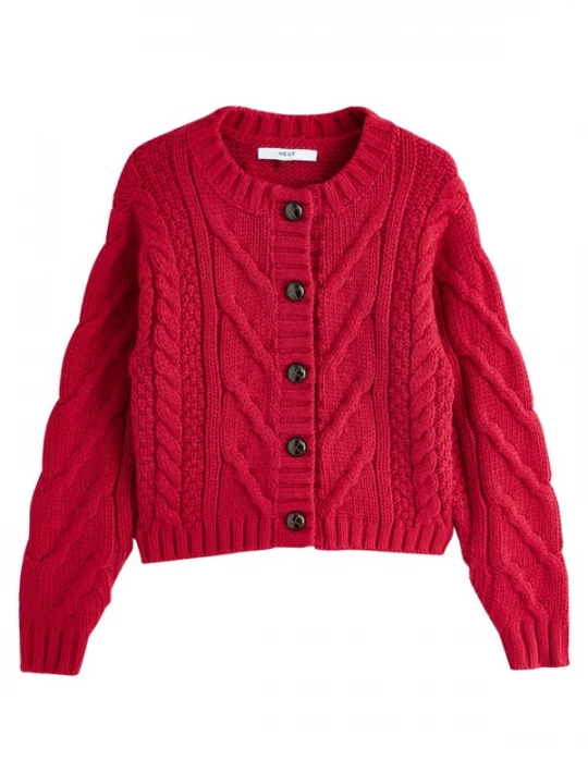 Foto van product Next Gebreid vest kersrood