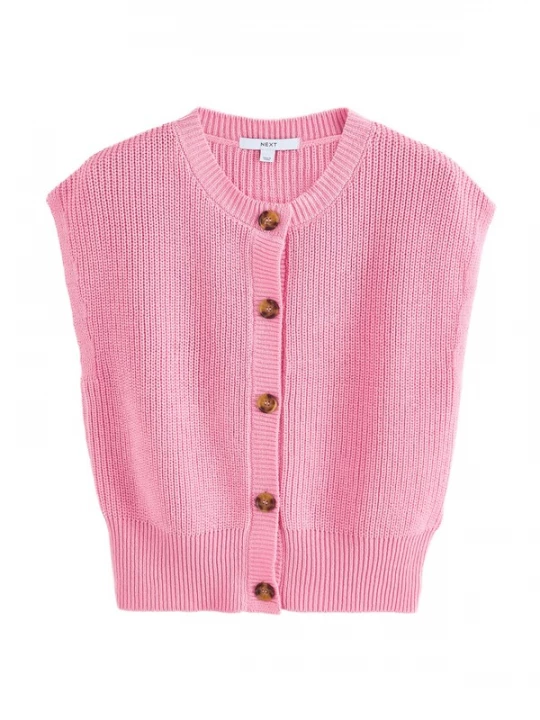 Foto van product Next Gebreid vest lichtroze