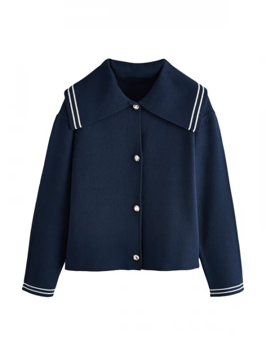 Foto van product Next Gebreid vest navy / offwhite