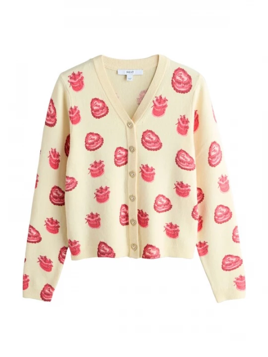 Foto van product Next Gebreid vest champagne / rosa