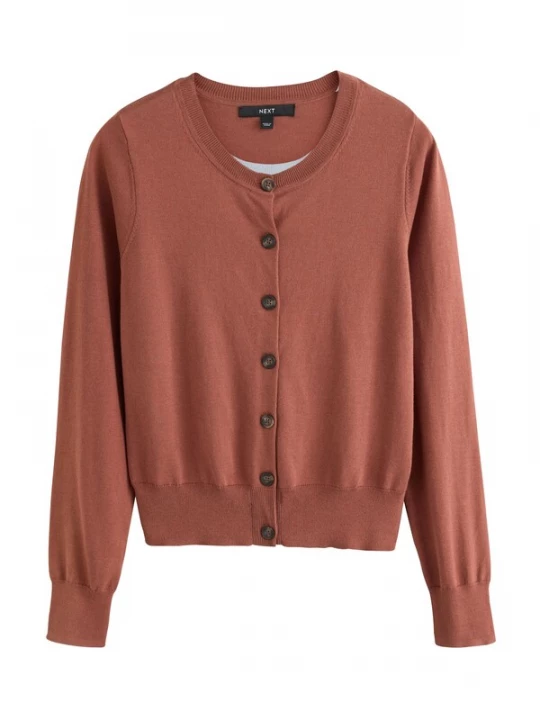 Foto van product Next Gebreid vest roestbruin