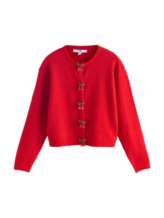 Foto van product Next Gebreid vest knalrood
