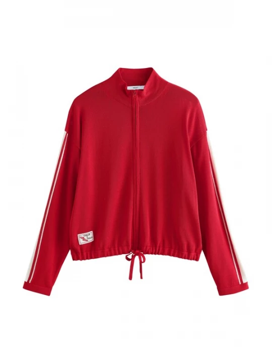 Foto van product Next Gebreid vest rood / offwhite