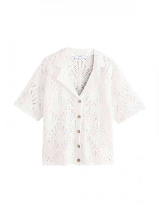 Foto van product Next Gebreid vest wit