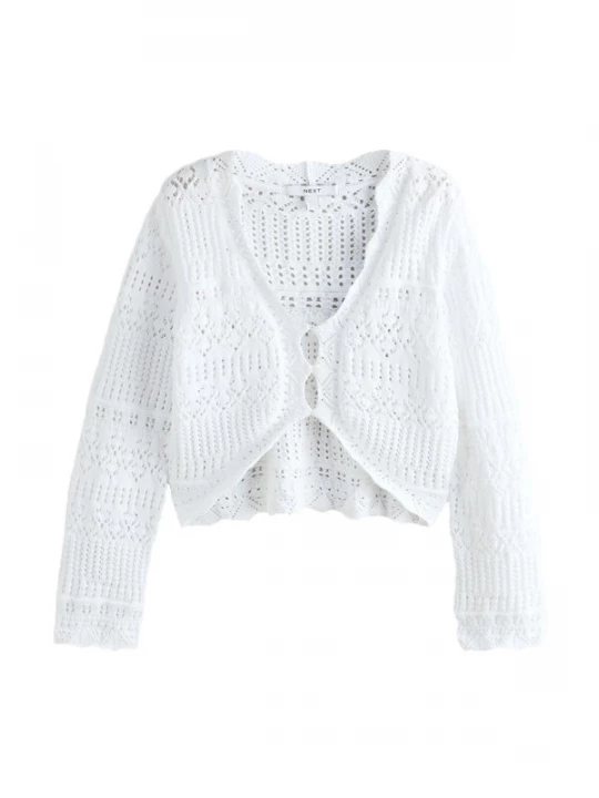 Foto van product Next Gebreid vest wit