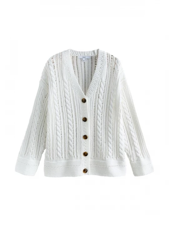 Foto van product Next Gebreid vest wit