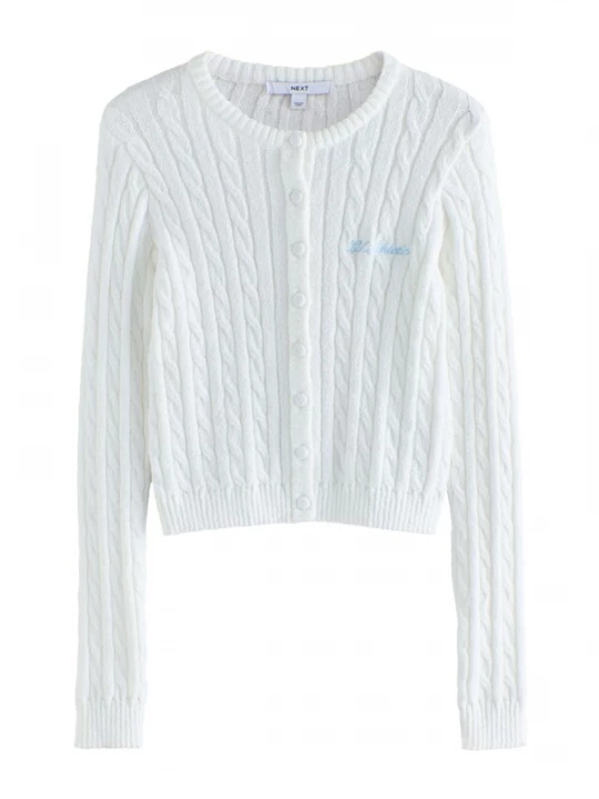 Foto van product Next Gebreid vest wit