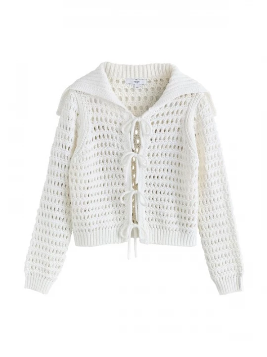 Foto van product Next Gebreid vest wit