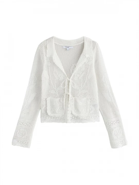 Foto van product Next Gebreid vest wit