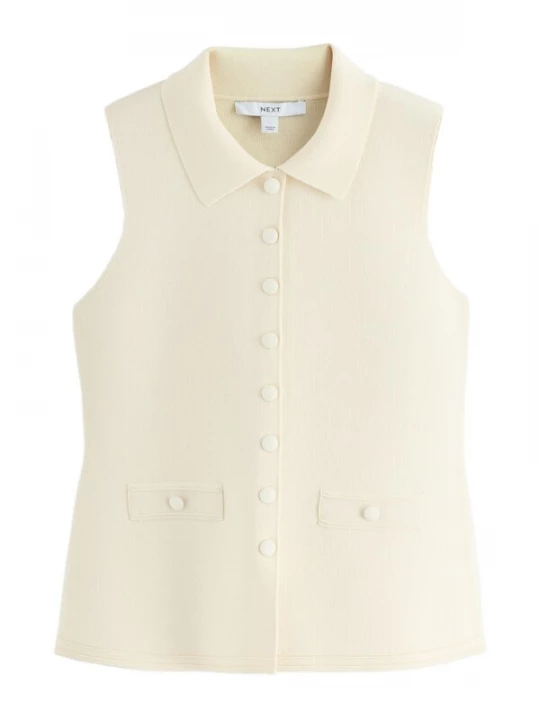 Foto van product Next Gebreide bodywarmer ecru