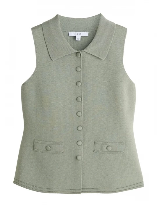 Foto van product Next Gebreide bodywarmer pastelgroen