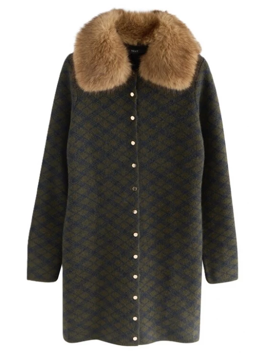Foto van product Next Gebreide jurk navy / donkergroen