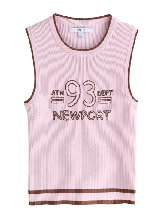 Foto van product Next Gebreide top bruin / rosa