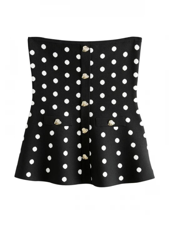 Foto van product Next Gebreide top zwart / wit