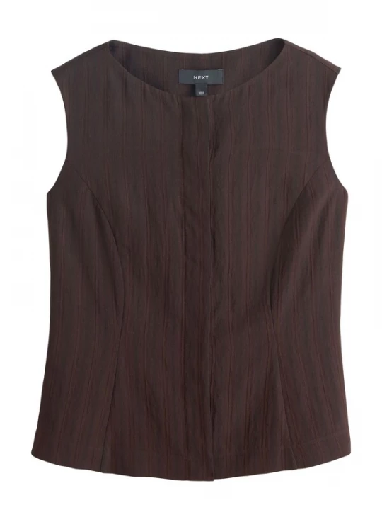 Foto van product Next Gilet chocoladebruin / bordeaux