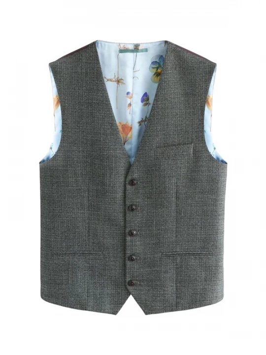 Foto van product Next Gilet grijs / bourgogne