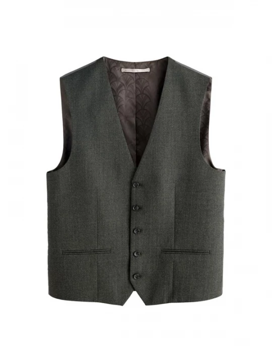 Foto van product Next Gilet lichtgrijs / groen gemêleerd