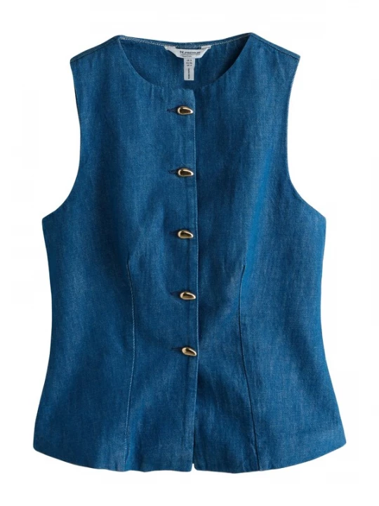 Foto van product Next Gilet 'N. Premium' blauw