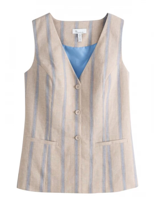 Foto van product Next Gilet beige / lichtblauw