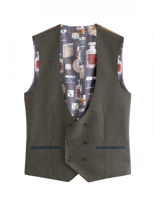 Foto van product Next Gilet navy / bruin / donkergroen