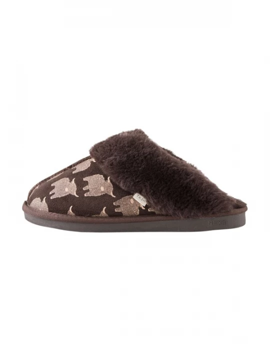 Foto van product Next Huisschoenen cappuccino / mokka / donkerbruin