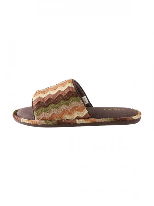 Foto van product Next Huisschoenen crème / chocoladebruin / pueblo / olijfgroen
