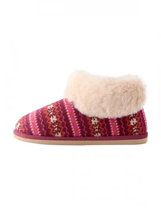 Foto van product Next Huisschoenen pink / rood / bordeaux / wit