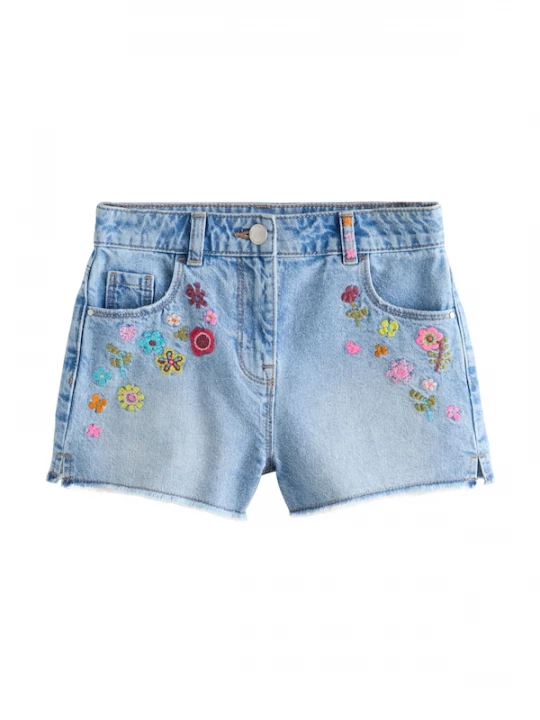 Foto van product Next Jeans blauw denim / olijfgroen / oudroze / rood