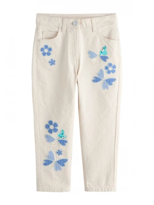 Foto van product Next Jeans ecru / blauw / aqua / oranje