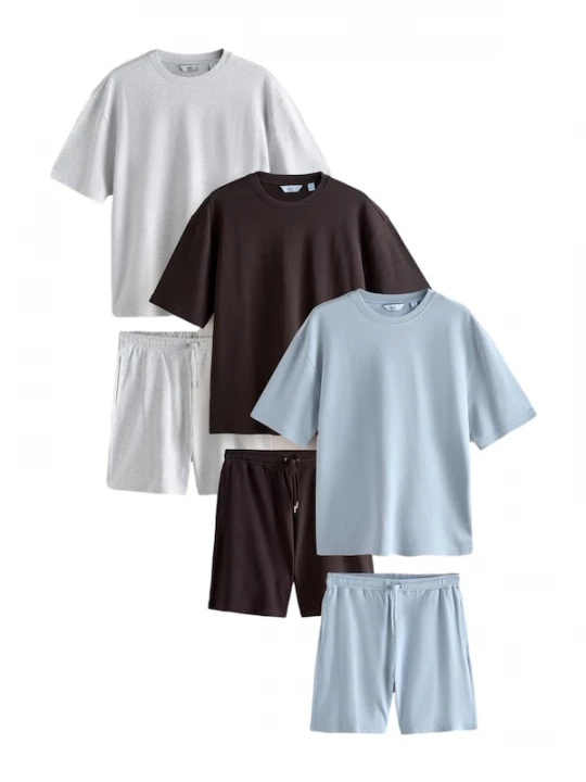 Foto van product Next Joggingpak lichtblauw / grijs / zwart