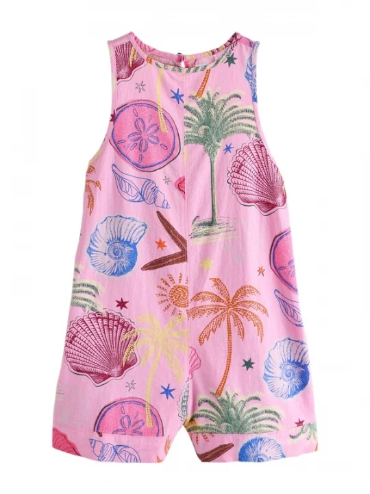 Foto van product Next Jumpsuit blauw / groen / pink / grenadine