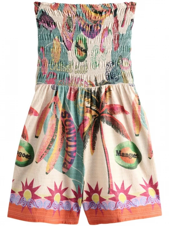 Foto van product Next Jumpsuit ecru / jade groen / donkergroen / koraal
