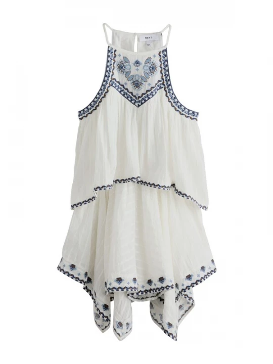 Foto van product Next Jumpsuit lichtblauw / donkerblauw / wit