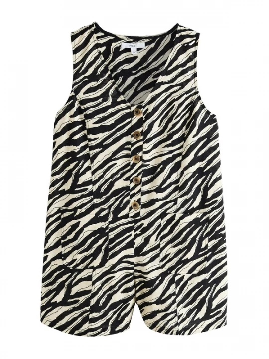 Foto van product Next Jumpsuit zwart / wit