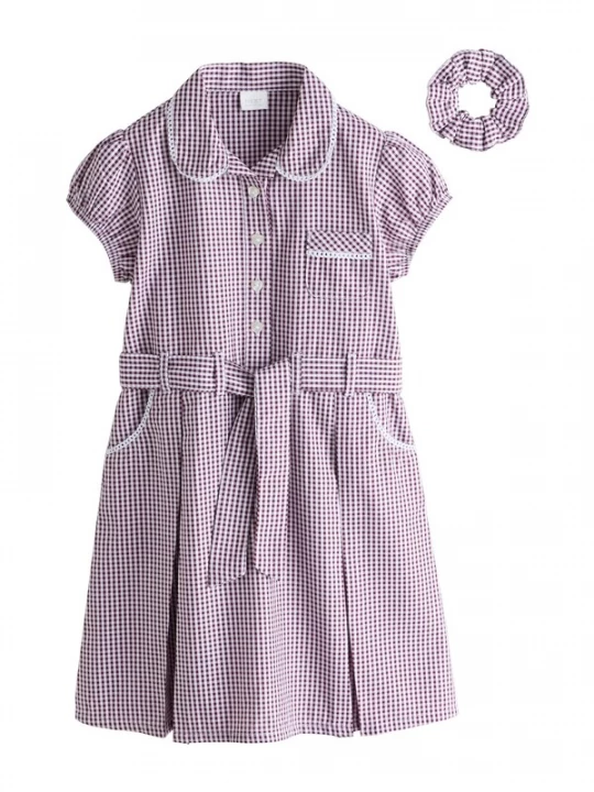 Foto van product Next Jurk aubergine / lila gemêleerd / wit