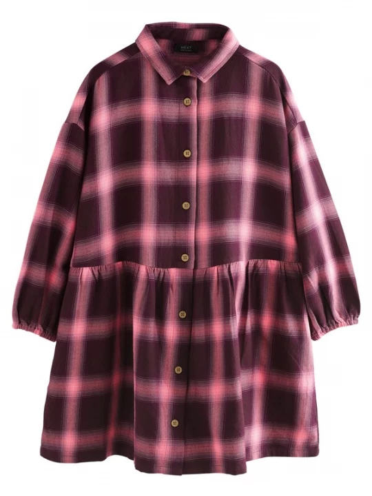 Foto van product Next Jurk aubergine / pitaja roze